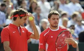 Roger Federer et Stan Wawrinka (crédit photo 24H CH.